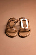 Σανδάλια δερμάτινα Iris Sandals - Mocha