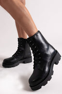 Αρβυλάκια chunky με κορδόνια MARAVAL - Μαύρο - thefashionproject.gr - MARAVAL