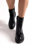 Αρβυλάκια chunky με κορδόνια MARAVAL - Μαύρο - thefashionproject.gr - MARAVAL