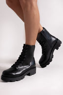 Αρβυλάκια chunky με κορδόνια MARAVAL - Μαύρο - thefashionproject.gr - MARAVAL