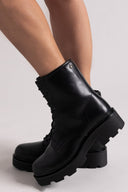 Αρβυλάκια chunky με κορδόνια MARAVAL - Μαύρο - thefashionproject.gr - MARAVAL
