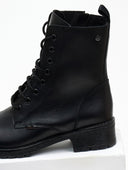 Αρβυλάκια δερμάτινα με chunky σόλα Ragazza 0266 - Μαύρο - thefashionproject.gr - RAGAZZA