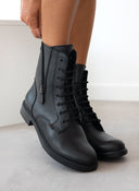 Αρβυλάκια δερμάτινα με ραφές Ragazza 0267 - Μαύρο - thefashionproject.gr - RAGAZZA