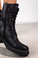 Αρβυλάκια με κορδόνια ERYNN - Μαύρο - thefashionproject.gr - ERYNN