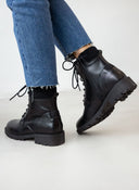 Αρβυλάκια με υφασμάτινη λεπτομέρεια Gabi Boots 1993 - Μαύρο - thefashionproject.gr - Gabi Boots 1993