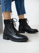 Αρβυλάκια με υφασμάτινη λεπτομέρεια Gabi Boots 1993 - Μαύρο - thefashionproject.gr - Gabi Boots 1993