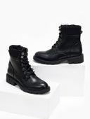 Αρβυλάκια με υφασμάτινη λεπτομέρεια Gabi Boots 1993 - Μαύρο - thefashionproject.gr - Gabi Boots 1993