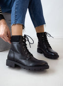 Αρβυλάκια με υφασμάτινη λεπτομέρεια Gabi Boots 1993 - Μαύρο - thefashionproject.gr - Gabi Boots 1993