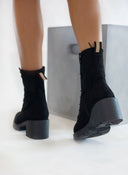 Αρβυλάκια suede με τακούνι ERYNN