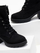 Αρβυλάκια suede με τακούνι ERYNN