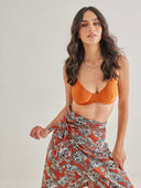 Basic bikini top με μπανέλα