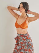 Basic bikini top με μπανέλα