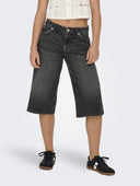 Βερμούδα μακριά ψηλόμεση Only 15344297 - Μαύρο - thefashionproject.gr - ONLY - 24158002003