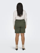 Βερμούδα plus size με κορδόνι CARMAKOMA 15293187 - Χακί - thefashionproject.gr - CARMAKOMA