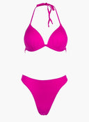 Bikini Set high leg - Magenta - thefashionproject.gr - The Fashion Project