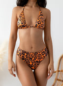 Bikini Set ιριδίζον με print - Πορτοκαλί - thefashionproject.gr - Modern ocean