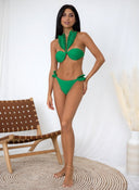 Bikini Set με frilled βολάν - Πράσινο - thefashionproject.gr - The Fashion Project