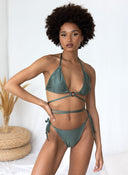 Bikini Set lace up με κρίκο