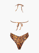 Bikini set με print - Πορτοκαλί - thefashionproject.gr - Modern ocean