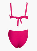 Bikini set ριμπ με μεταλλικούς κρίκους