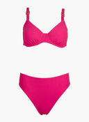Bikini set ριμπ με μεταλλικούς κρίκους