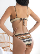 Bikini set tie dye - Καφέ - thefashionproject.gr - Modern ocean
