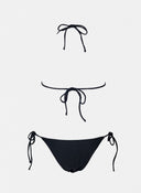 Bikini set τριγωνάκι με στρας - Μαύρο - thefashionproject.gr - Modern ocean