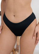 Bikini slip μονόχρωμο plus size