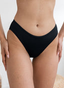 Bikini slip μονόχρωμο plus size
