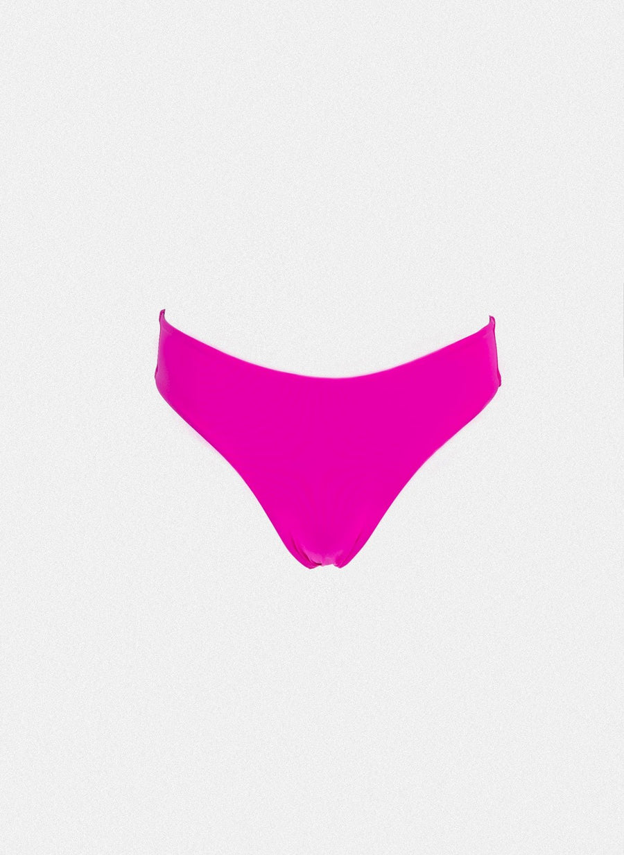 Bikini slip μονόχρωμο plus size