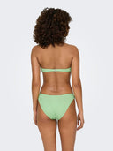 Bikini top με ruched σχέδιο ONLY 15314261 - Lime - thefashionproject.gr - ONLY