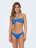 Bikini top με ruched σχέδιο ONLY 15314261 - Μπλε - thefashionproject.gr - ONLY