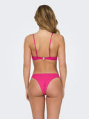 Bikini top τριγωνάκι με κόμπο ONLY 15314221
