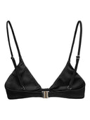 Bikini top τριγωνάκι με κόμπο ONLY 15314221 - Μαύρο - thefashionproject.gr - ONLY