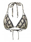 Bikini top τριγωνάκι με print Only 15324867 - Μπλε σκούρο - thefashionproject.gr - ONLY