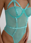 Κορμάκι see through με choker