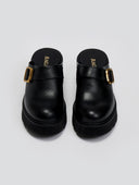 Chunky δερμάτινα clogs Ragazza 01246