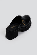 Chunky δερμάτινα clogs Ragazza 01246