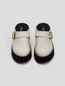 Chunky δερμάτινα clogs Ragazza 01246 - Μπεζ - thefashionproject.gr - RAGAZZA