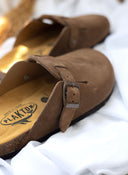 Clogs ανατομικά από δέρμα καστόρι Plakton 181539
