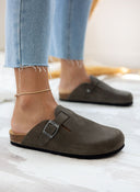 Clogs ανατομικά από δέρμα καστόρι Plakton 181539