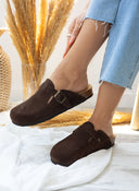Clogs ανατομικά από δέρμα καστόρι Plakton 181539