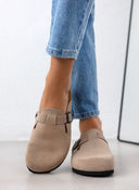 Clogs ανατομικά από δέρμα καστόρι Plakton 181539