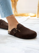Clogs ανατομικά από δέρμα καστόρι Plakton 181539 - Καφέ - thefashionproject.gr - Plakton