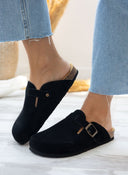 Clogs ανατομικά από δέρμα καστόρι Plakton 181539 - Μαύρο - thefashionproject.gr - Plakton