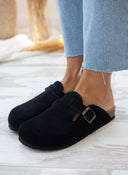 Clogs ανατομικά από δέρμα καστόρι Plakton 181539 - Μαύρο - thefashionproject.gr - Plakton