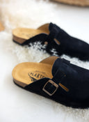 Clogs ανατομικά από δέρμα καστόρι Plakton 181539 - Μαύρο - thefashionproject.gr - Plakton