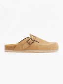 Clogs ανατομικά από δέρμα καστόρι Plakton 181539 - Μπεζ - thefashionproject.gr - Plakton