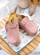 Clogs ανατομικά από δέρμα καστόρι Plakton 181539 - Ροζ - thefashionproject.gr - Plakton