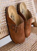 Clogs ανατομικά από δέρμα καστόρι Plakton 181539 - Ταμπά - thefashionproject.gr - Plakton
